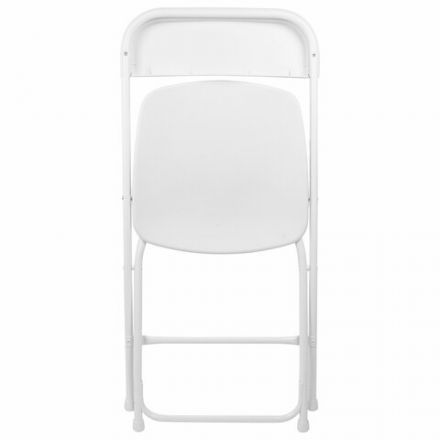 Стулья складные BRABIX "Golf CF-002", КОМПЛЕКТ 4 шт., белый каркас, пластик белый, 533031