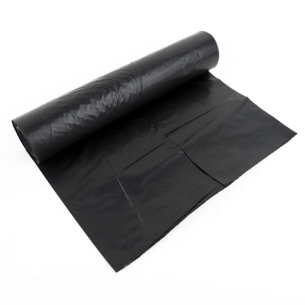 Мешки для мусора ПНД 60л 12мкм 30шт/рул черные 60х70см Элементари