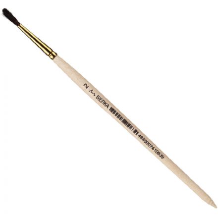 Кисть №1 School белка круглая №2