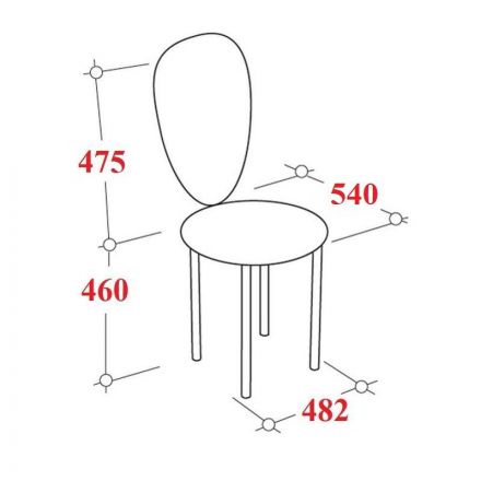 Стул UD_Селена (СМ-7/23) каркас черный, к/з К-01 черный Стул UD_Селена (СМ-7/23) каркас черный, к/з К-01 черный