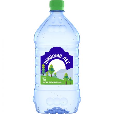 Вода питьевая Шишкин Лес негазированная пэт, 1л Вода питьевая Шишкин Лес негазированная пэт, 1л