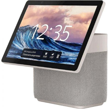 Умная колонка Яндекс Станция Дуо Макс с Алисой, с Zigbee, 60Вт, бежевый