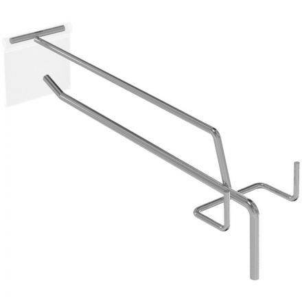 Крючок для перфорации VZTO_200 мм с ценникодержателем ал/хром 50 шт/уп