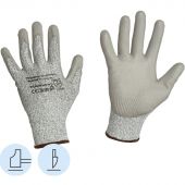 Перчатки защитные от порезов SCAFFA Рубеж ПУ В DY110DG-PU р.9