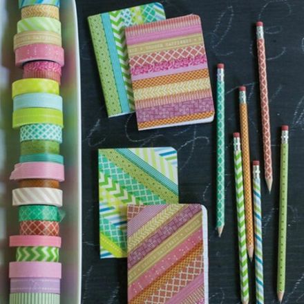 Клейкие WASHI-ленты для декора "Микс №2", 15 мм х 3 м, 7 цветов, рисовая бумага, ОСТРОВ СОКРОВИЩ, 661710