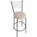 Стул барный MKM_Волна 39,5х103,5 жемчуг печать/хром