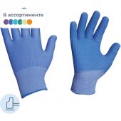 Перчатки защитные нейлоновые с ПВХ (р.9/11)