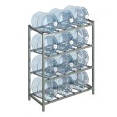 Стеллаж для воды Бомис-12Л на 12 тар 950х430х1130 мм