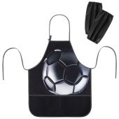 Фартук с нарукавниками для уроков труда BRAUBERG KIDS, 2 кармана, регулировка по росту, 46x54 см, "Score ball", 273759