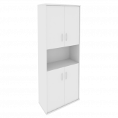 Riva Шкаф высокий широкий А.СТ-1.5 Белый 770*365*1980