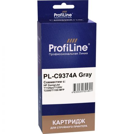 Картридж струйный ProfiLine C9374A №72 сер. для HP DesignJet T1120ps/T1200