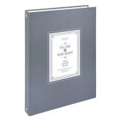 Тетрадь на кольцах БОЛЬШАЯ А4, 215х305 мм, 100 л., твердый картон, клетка, BRAUBERG, "Винтаж", 405410