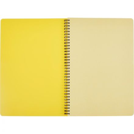 Бизнес-тетрадь А4,96л,кл,спир,пластик,тон.бл. Attache Bright colours Желтый Бизнес-тетрадь А4,96л,кл,спир,пластик,тон.бл. Attache Bright colours Желтый