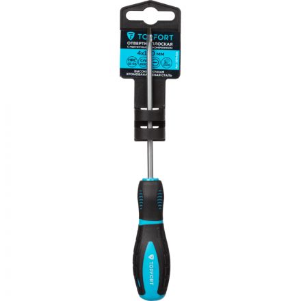 Отвертка шлицевая SL 4x100 TOPFORT (546004)