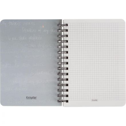 Тетрадь общая Kroyter 80л,клет,А5,скреп,обл.карт,Girl,диз.в асс.65123