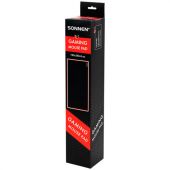 Коврик для мыши и клавиатуры большой SONNEN "CYBER OUTLAW 2.0" 780х380х3 мм, черный, 513960