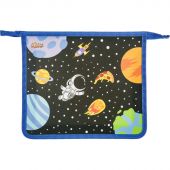 Папка для тетрадей №1School Space time, А5, молния,  пластик, ПТ-713