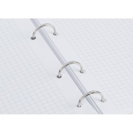 Тетрадь со сменным блоком №1School, А5,120л,клет,кольца Авто