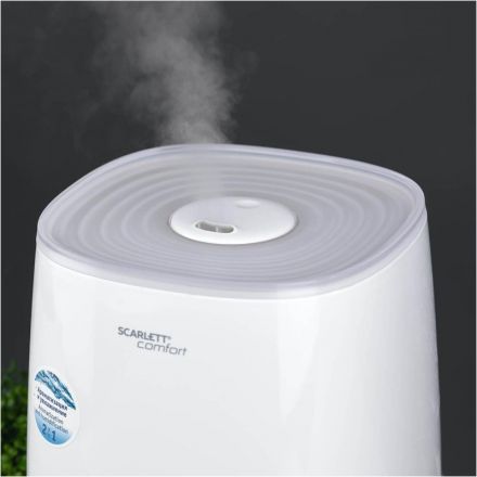Увлажнитель SCARLETT SC-AH986E22,воздуха, 4.8л, белый Увлажнитель SCARLETT SC-AH986E22,воздуха, 4.8л, белый