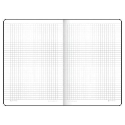 Блокнот А5 (148х218 мм), BRAUBERG "Orient", 128 л., кожзаменитель с тиснением, клетка, ассорти, 125236