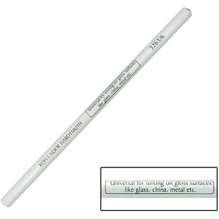 Карандаш по стеклу, металлу и пластику KOH-I-NOOR белый 3263006001KS