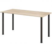 Стол обеденный Комус МДС 150х70 д.сонома/черный