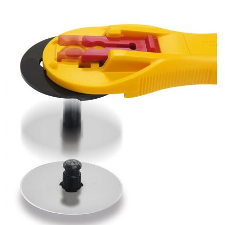 Нож OLFA 45 мм круговой (OL-RTY-2C/YEL)