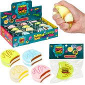 Игрушка-антистресс "КРУТОЙ ЗАМЕС. ЗАЛИПЛЮЩ. МАКАРОШКА", 8х7,5х2,5 см, ассорти, 1TOY, Т25994