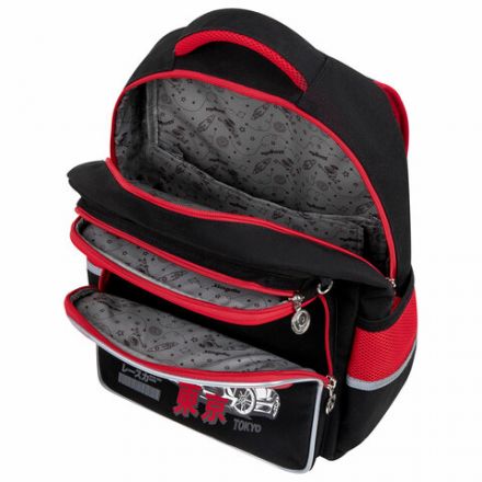 Рюкзак ЮНЛАНДИЯ COMPLETE, с пеналом в комплекте, эрго-спинка, "Anime boy", 42х29х14 см, 272053