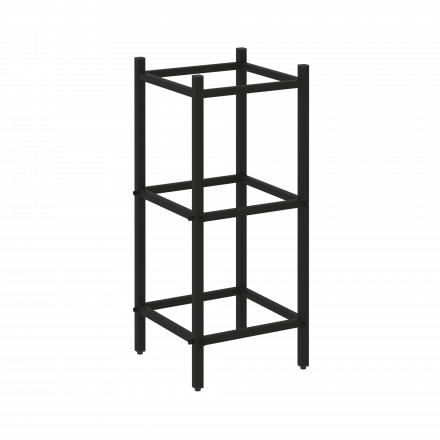 Loft Угловой проходной переходной модуль VR.L-SL.UPK-1.2.1 Чёрный металл 446*446*1047