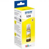 Чернила Epson 108 EcoTank Ink C13T09C44A для Epson L8050/L18050,Yellow 70ml Чернила Epson 108 EcoTank Ink C13T09C44A для Epson L8050/L18050,Yellow 70ml