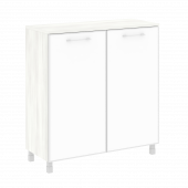 Yalta Шкаф квадратный LT.SD-1.4 R white Снежная патина/Стекло white 1098*452*1168