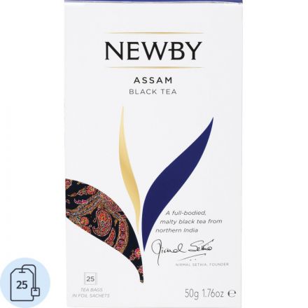 Чай Newby Assam черный 25 пакетиков Чай Newby Assam черный 25 пакетиков