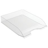 Лоток горизонтальный для бумаг "Дельта", А4 (315х250х60 мм), прозрачный, ЛТГ-30463