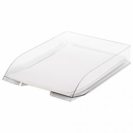 Лоток горизонтальный для бумаг "Дельта", А4 (315х250х60 мм), прозрачный, ЛТГ-30463 Лоток горизонтальный для бумаг "Дельта", А4 (315х250х60 мм), прозрачный, ЛТГ-30463
