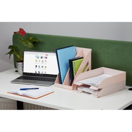 Лоток горизонтальный горизонтальный Комус Ницца розовый Лоток горизонтальный горизонтальный Комус Ницца розовый