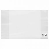 Обложка ПВХ со штрихкодом для учебников Петерсон, Моро, Гейдмана, Плешакова, СУПЕРПЛОТНАЯ, 180 мкм, 270х420 мм, прозрачная, ЮНЛАНДИЯ, 229332