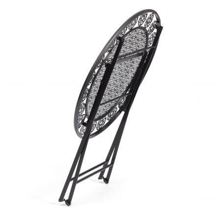 Стол Patio (PL08-11139) стальной сплав, черный, 70х75см