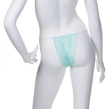 Трусы бикини женские, Мятные, спанбонд шт/слож 25шт/уп 604-326