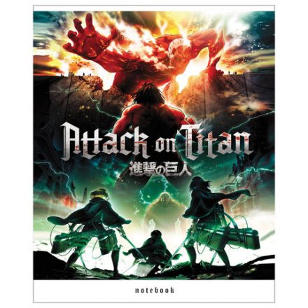 Тетрадь А5, 48 л., HATBER скоба, клетка, обложка картон, "Атака Титанов_Выпуск №1" (микс в спайке), 083429, 48Т5В1