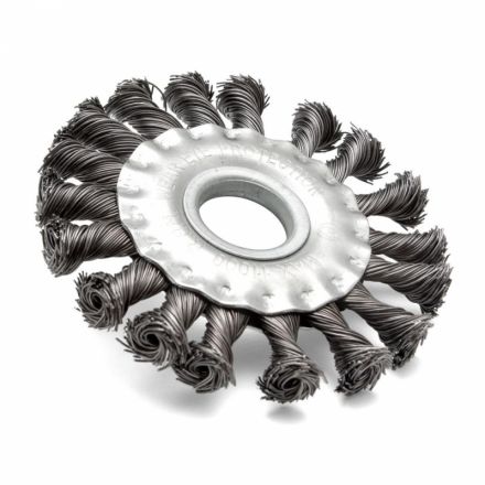 Щетка для УШМ плоская крученая 125 мм VIRA 575125