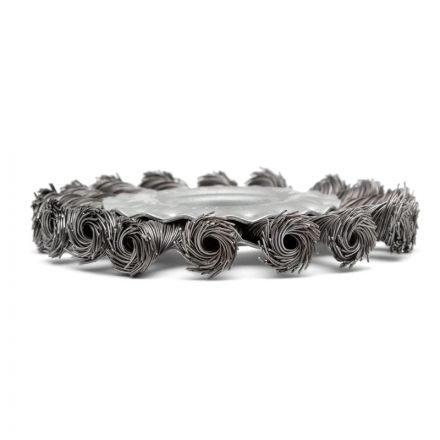 Щетка для УШМ плоская крученая 125 мм VIRA 575125