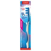 Зубная щетка средней жесткости, LAIMA DENT "Nano Complete", 609316