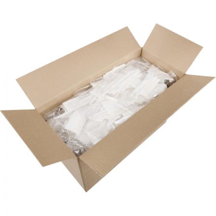 Набор столовых приборов 4в1 (в.,нож,з,салф.),бел.,165мм 300шт/кор