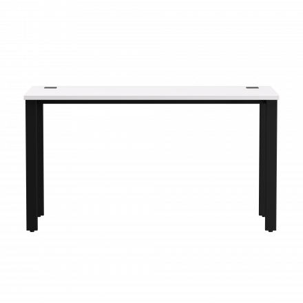 Стол прямой Everprof EVO на металлокаркасе 1380х670х755 мм Белый/Черный