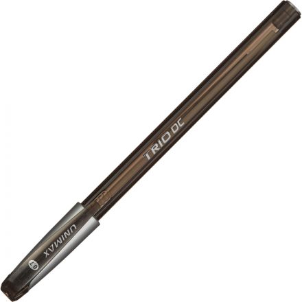 Ручка шариковая неавтоматическая Unimax Trio DC tinted 0,7мм,чер,мас,трехг