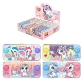 Водная игра ЕДИНОРОЖКИ, 15х7 см, колечки, ассорти, 4 вида, дисплей, JOLLY JOT (ДЖОЛЛИ ДЖОТ), 665997