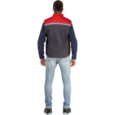 Жилет утепленный Формула т.сер/красн 64-66 (128-132)/170-188