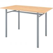 Стол обеденный MET_Комус Мебель Well 1200х700 дуб урбан/серый