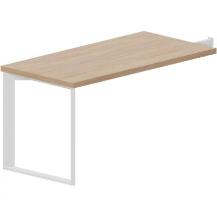 Приставка Fortum на опоре 140х70х73.5 Дуб светлый/Белый FTR1470OWBL